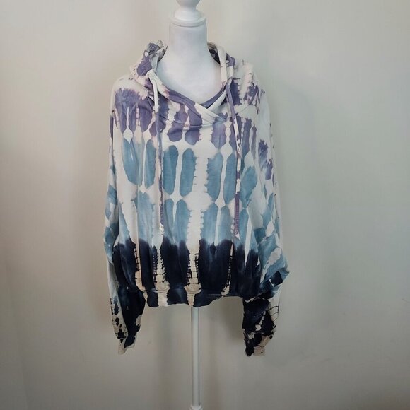 Young Fabulous & Broke Tie Dye Hoodie Sweatshirt Size M/L - Picture 5 of 9